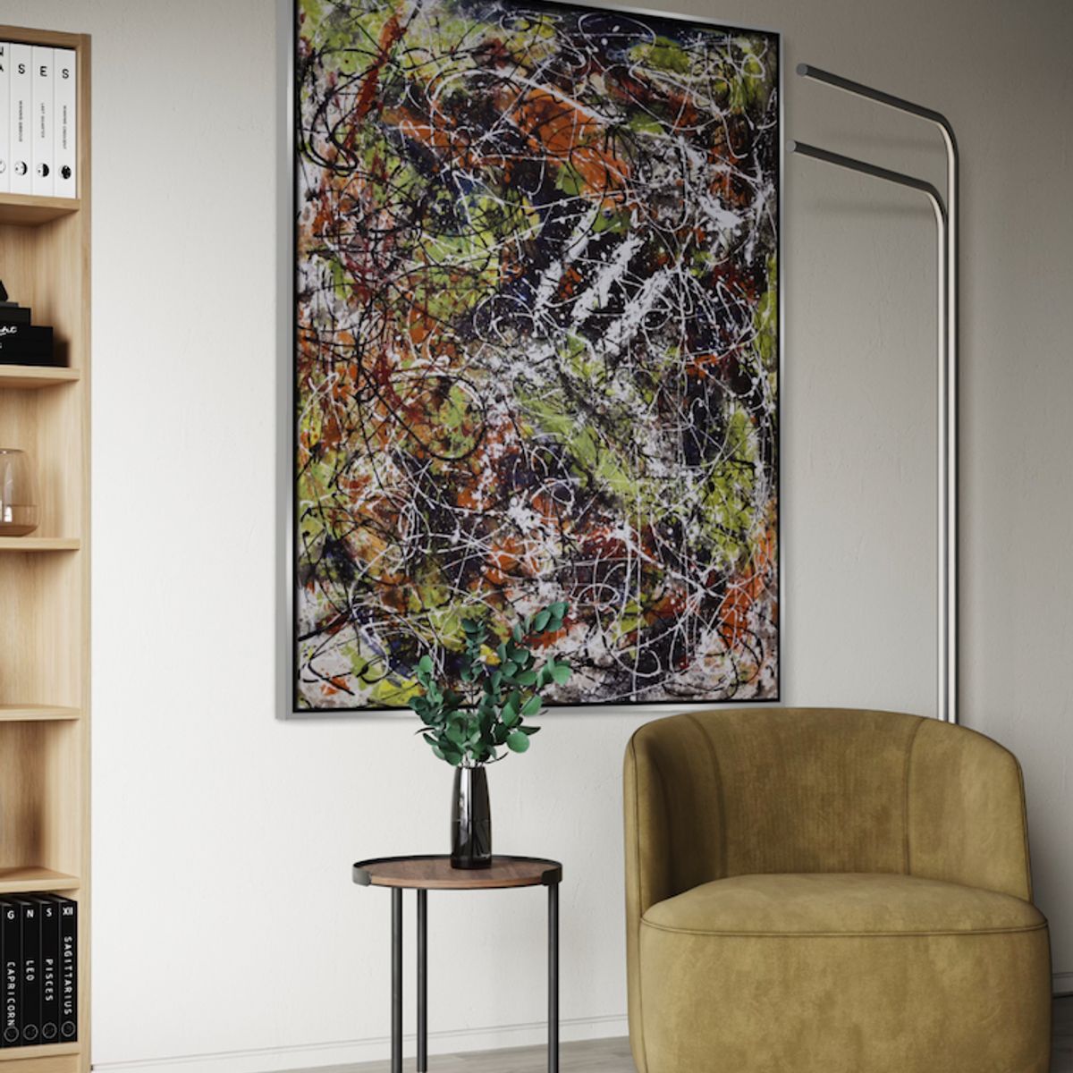 GENERICO - Cuadro decorativo abstracto 150 x 120