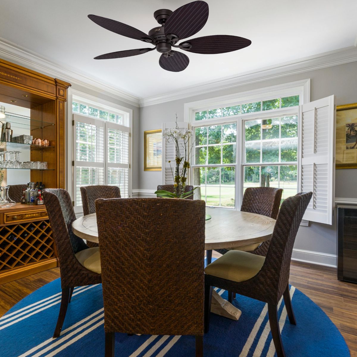 HUNTER - VENTILADOR DE TECHO HUNTER BAYVIEW 54"