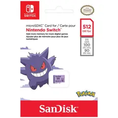 SANDISK - Tarjeta Memoria Microsd 512gb Pokémon Nintendo Switch