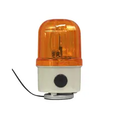 GENERICO - Baliza Amarilla Giratoria con Sirena e Imantada 220V LTD-1101J CNC