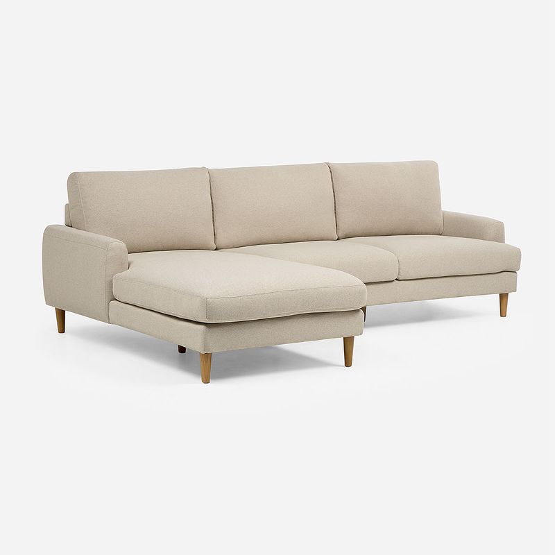 ROSEN - Sofá Seccional Hansen Izquierdo Tela Beige