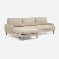ROSEN - Sofá Seccional Hansen Izquierdo Tela Beige