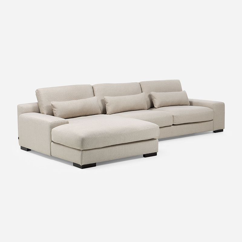 ROSEN - Sofá Seccional Soroa Izquierdo Large Tela Beige