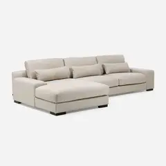 ROSEN - Sofá Seccional Soroa Izquierdo Large Tela Beige