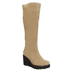 POLLINI - Bota Casual Mujer Beige