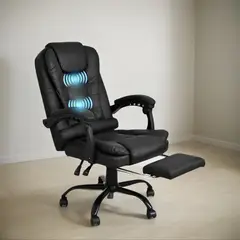 U BUY - Silla Oficina Ejecutiva Escritorio Giratoria Doble Masaje