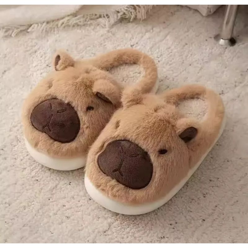 LOS REGALONES - Pantuflas niños capibara