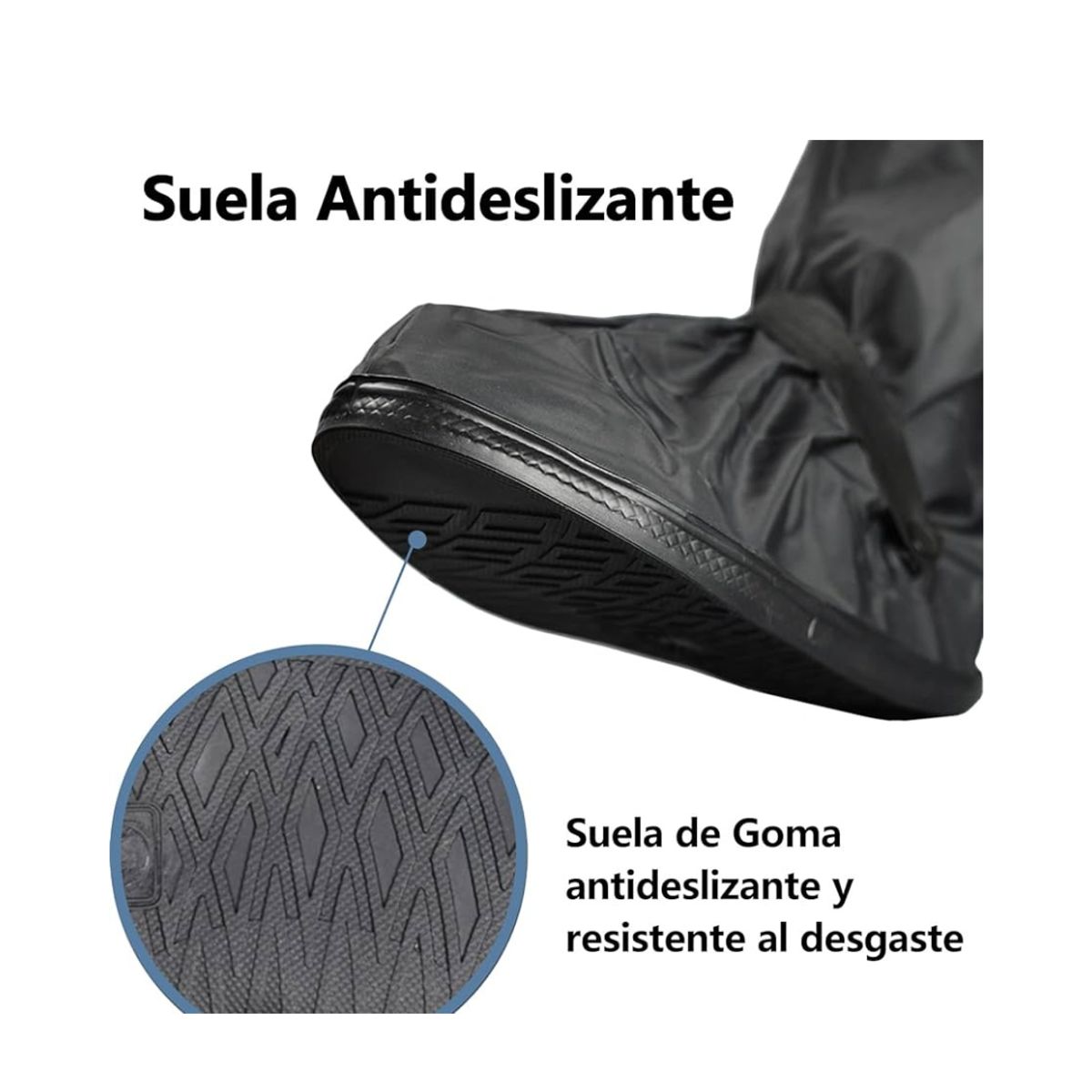 GENERICO - Cubre Zapatos Lluvia Moto XL