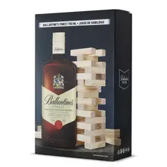 BALLANTINES - Finest Blended Scotch 750ml +juego De Habilidad