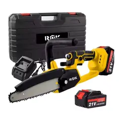 NOVYSTOR - Motosierra Inalámbrica ROK 8" 21V + 2 Baterías y Cargador