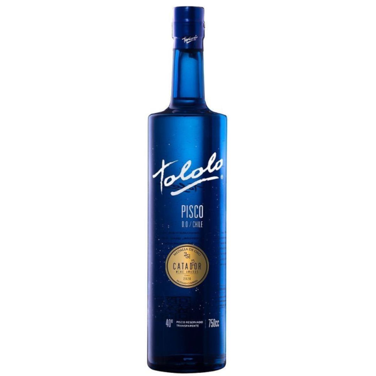TOLOLO - Pisco Tololo Blue Moscatel 750cc