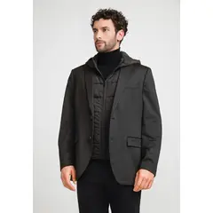 PERRY ELLIS - Chaqueta Hombre 2 en 1 Negra