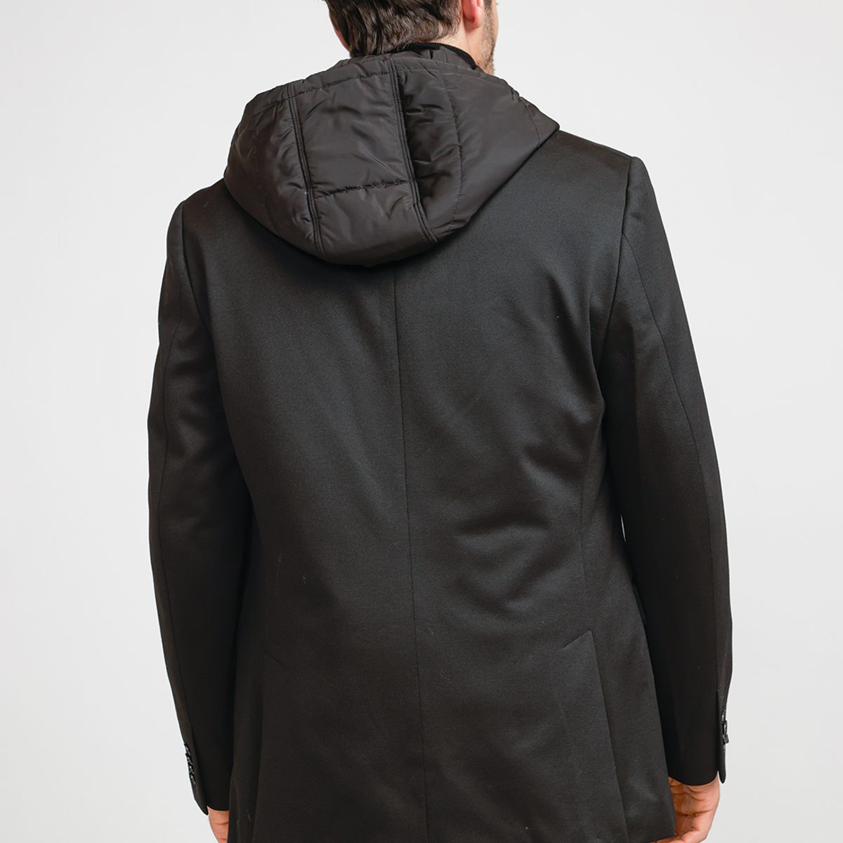 PERRY ELLIS - Chaqueta Hombre 2 en 1 Negra