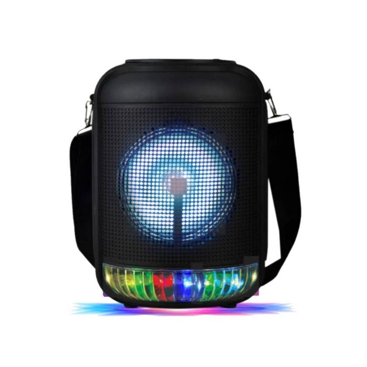 MASTER G - Parlante Bluetooth Microfono USB AUX 5W RMS RGB Rocket Plus