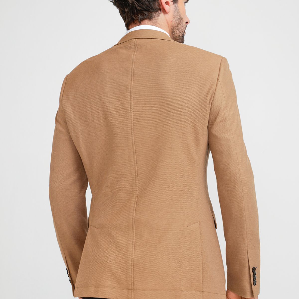 PERRY ELLIS - Chaqueta Hombre Stretch Café