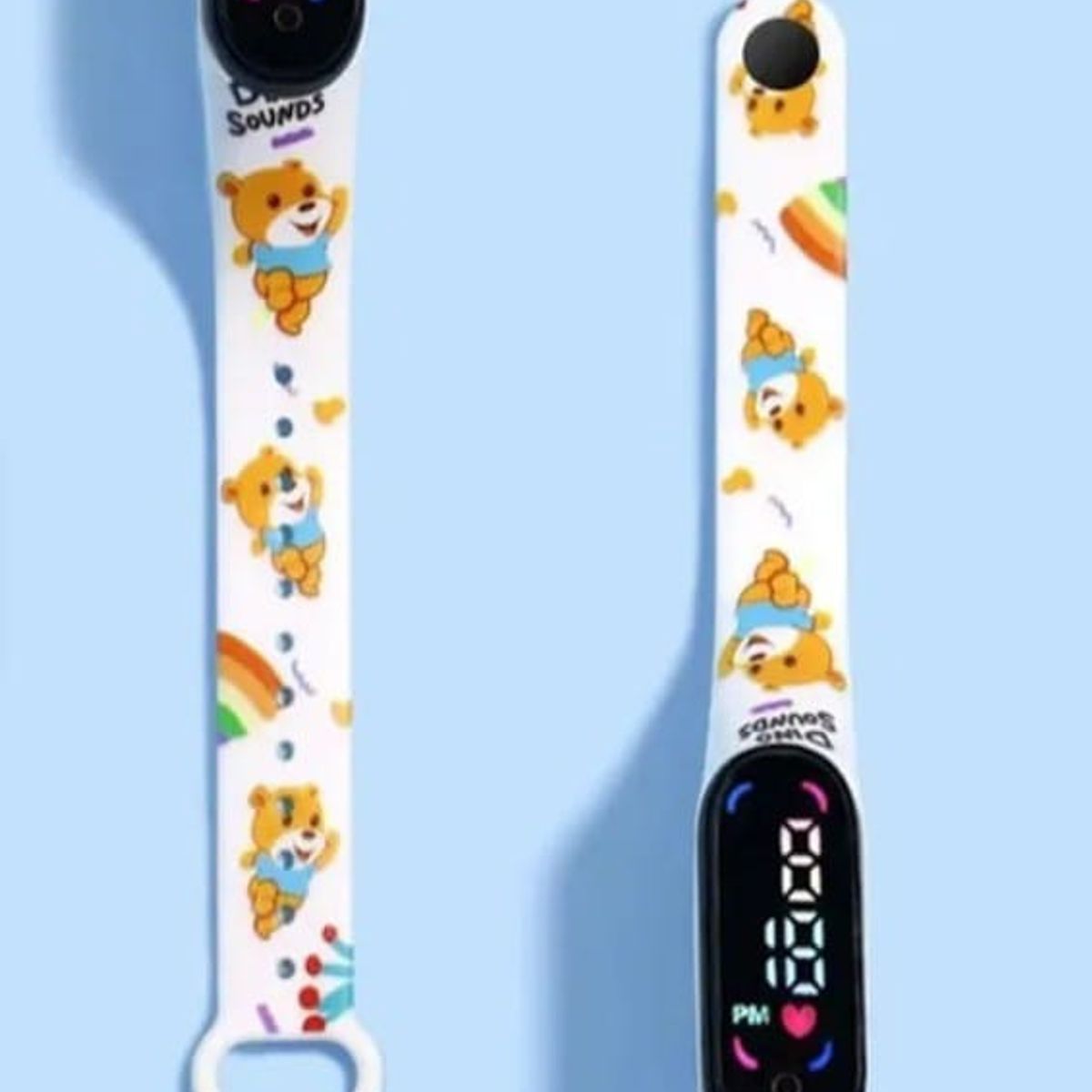 GENERICO - Reloj Led lindo de silicona para niños