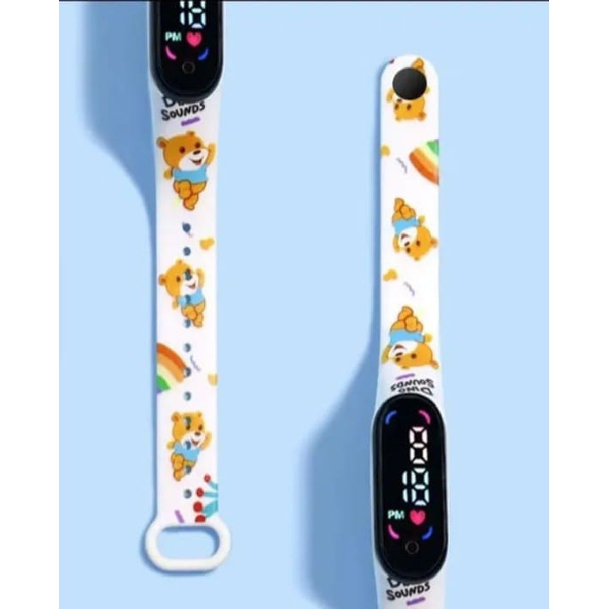 GENERICO - Reloj Led lindo de silicona para niños