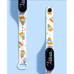 GENERICO - Reloj Led lindo de silicona para niños