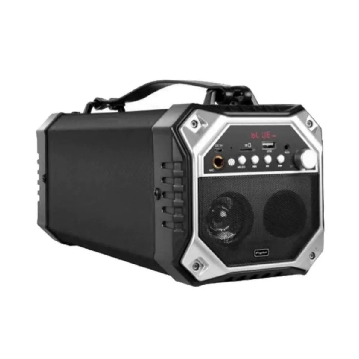 FUJITEL - Parlante Bazooka Bluetooth USB AUX 15W RMS Negro