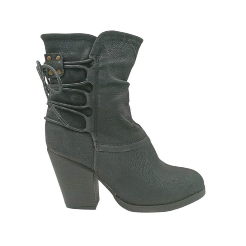 HERIEL - Bota Negra Taco Mujer