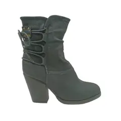 HERIEL - Bota Negra Taco Mujer