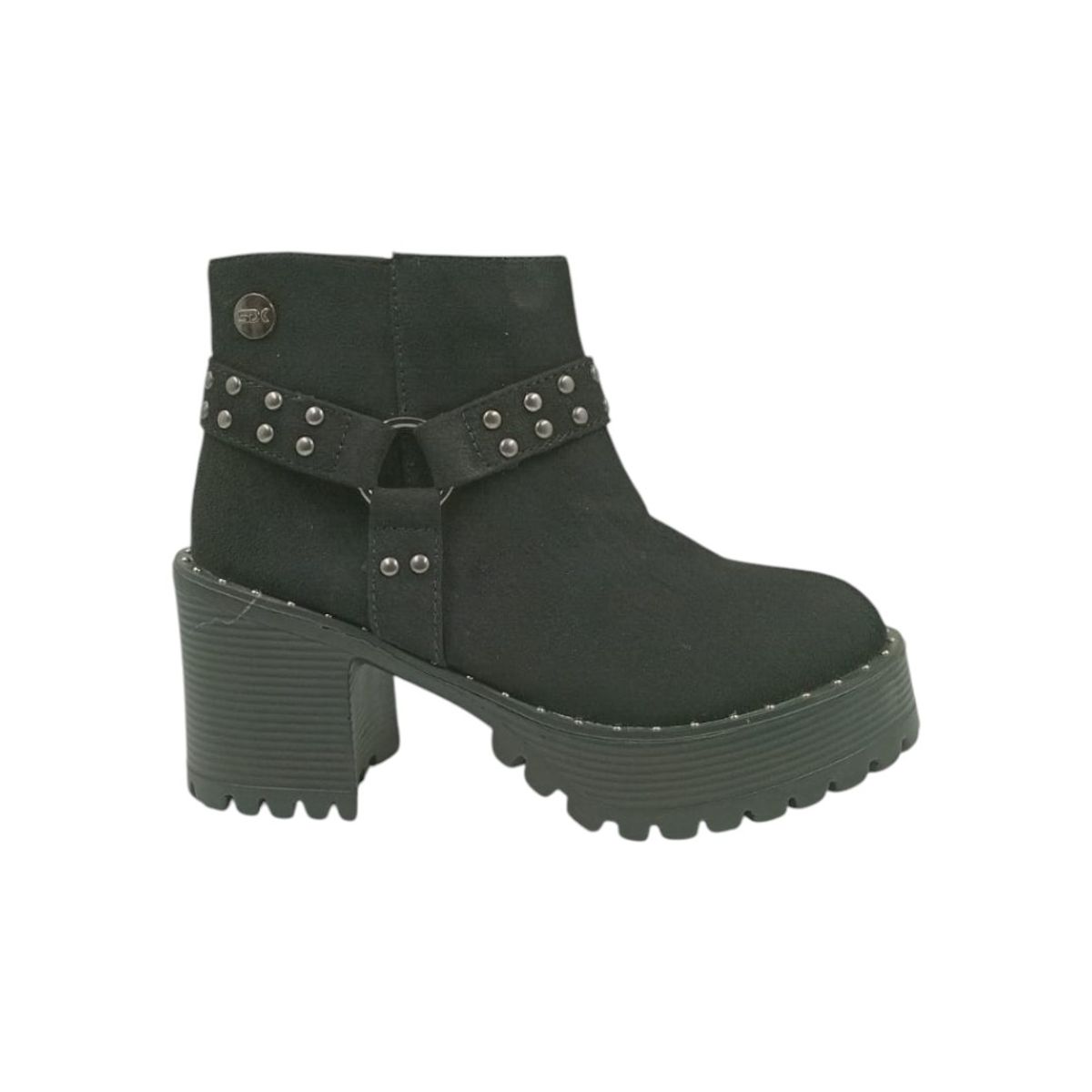 HERIEL - Botín Negro Plataforma Mujer