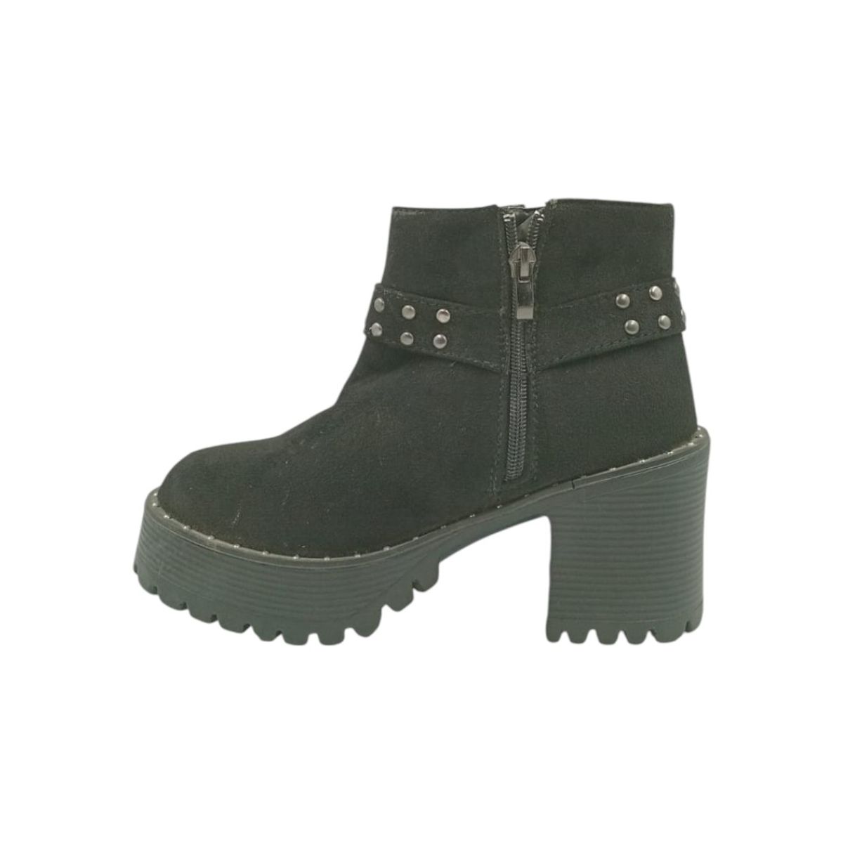 HERIEL - Botín Negro Plataforma Mujer