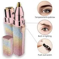 GENERICO - Depiladora Facial Cejas, Rostro, 2 en 1 Recargable