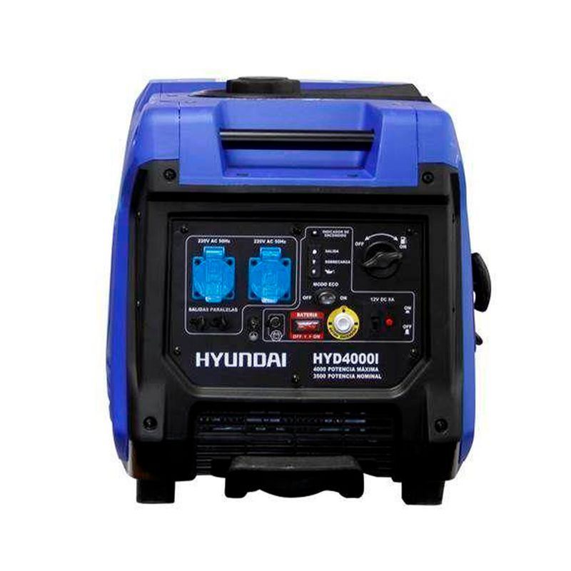 HYUNDAI - Generador Inverter Gasolina 4000w Hyundai 82hyd4000i Pelect