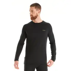 HAKA HONU - Primera Capa Hombre Carnero Top Negro