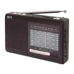 IRT - Radio Portatil 9 Bandas fm am sw USB Negro
