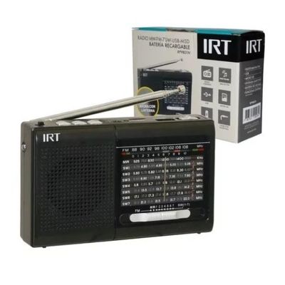 Imagen 2 del producto Radio Portatil 9 Bandas fm am sw USB Negro
