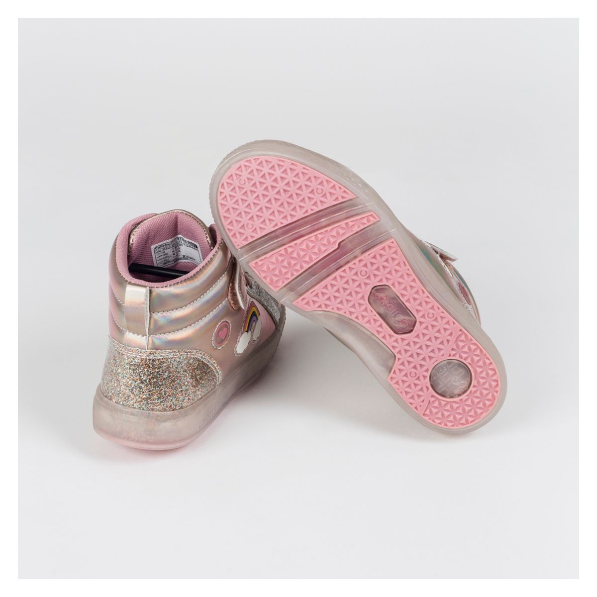 COLLOKY - Zapatilla Niña Luces Rosada