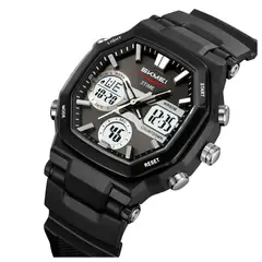SKMEI - Reloj cuarzo deportivo Unisex analógico pantalla digital Led