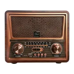 MLAB - Radio Parlante Bluetooth AUX USB FM AM SW Vintage Vennetian