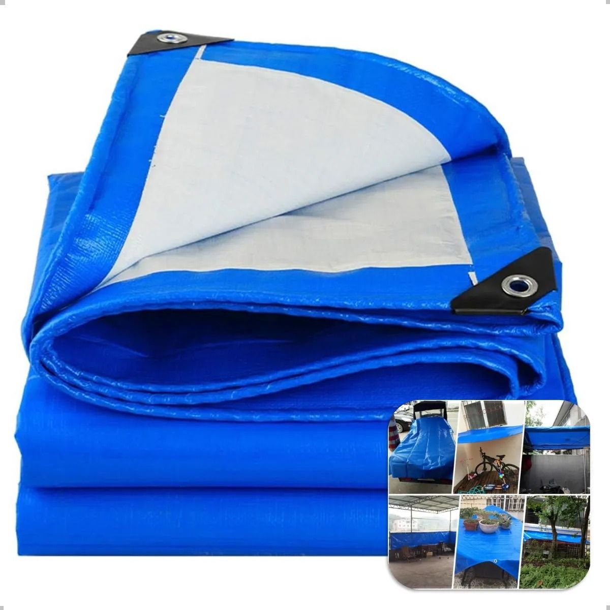 GENERICO - Carpa Lona Cobertor Multiusos Impermeable 3 X 4 Metros