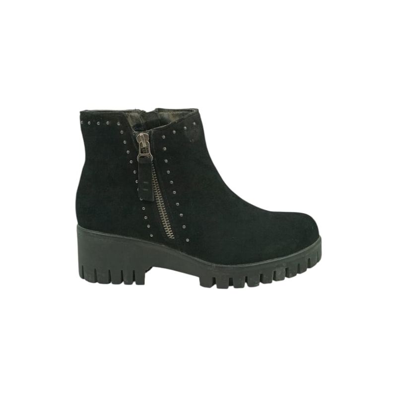 HERIEL - Botín Negro Tachas Mujer