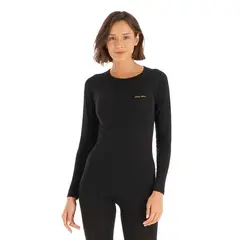 HAKA HONU - Primera Capa Mujer Puma Austral Top Negro