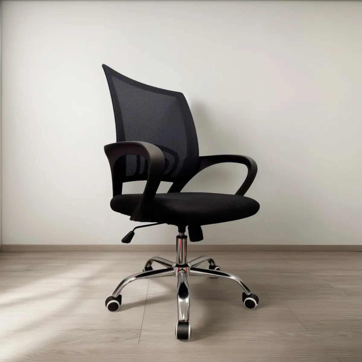 ANYHOGAR - Silla De Escritorio Ergonómica Mesh Con Tapizado Mesh Negra