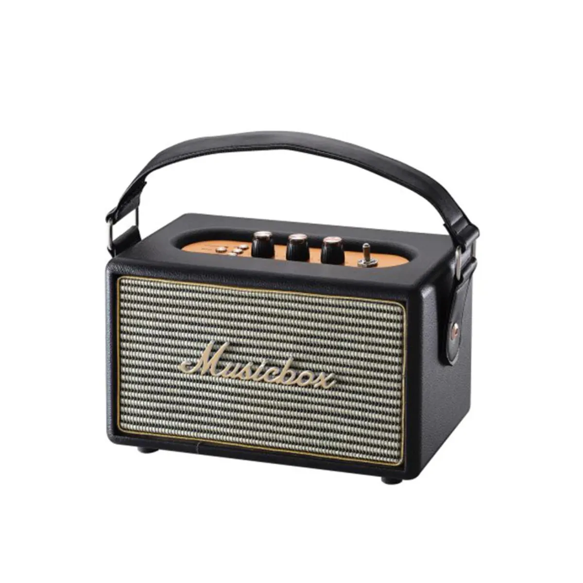 MLAB - Radio Parlante Bluetooth AUX USB FM AM SW Vintage Musicbox