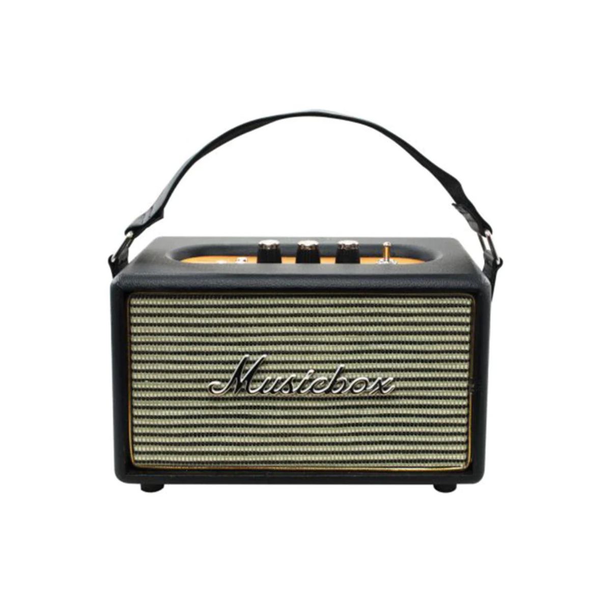 MLAB - Radio Parlante Bluetooth AUX USB FM AM SW Vintage Musicbox