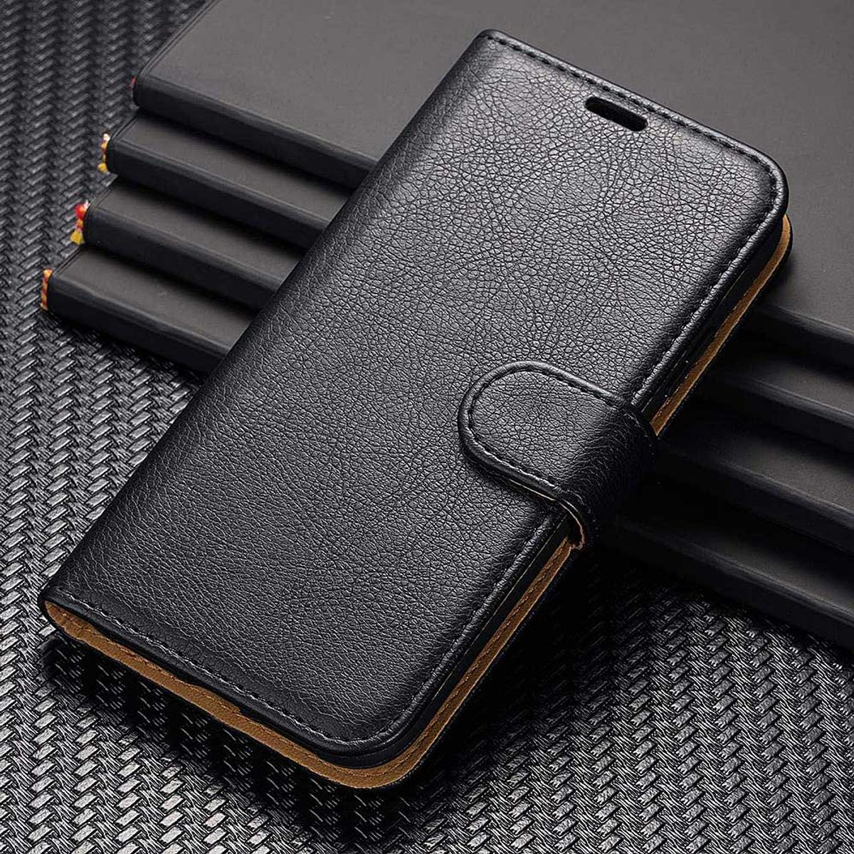 GENERICO - Funda Flip Cover de Ecocuero para Iphone Iphone 15 Plus