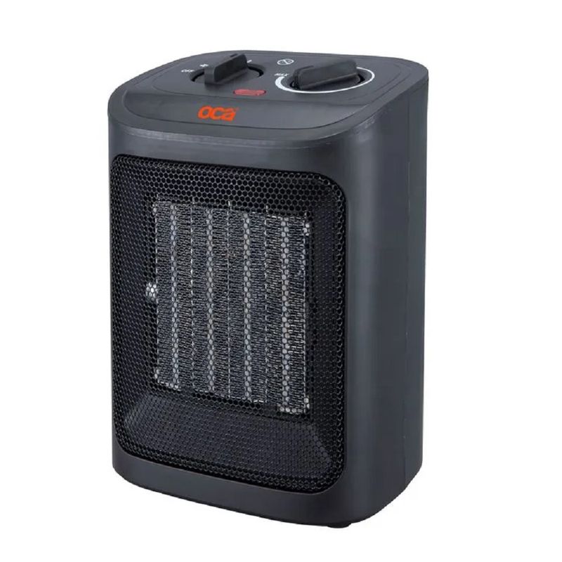 GENERICO - CALEFACTOR PTC 1800W OCA COLOR NEGRO MTS2025-PTC919