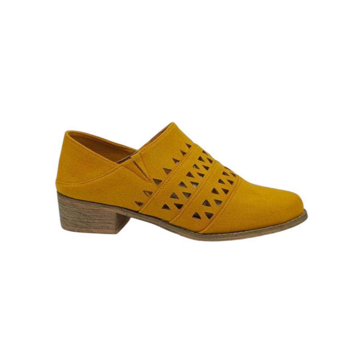 HERIEL - Zapato Amarillo Perforado Mujer