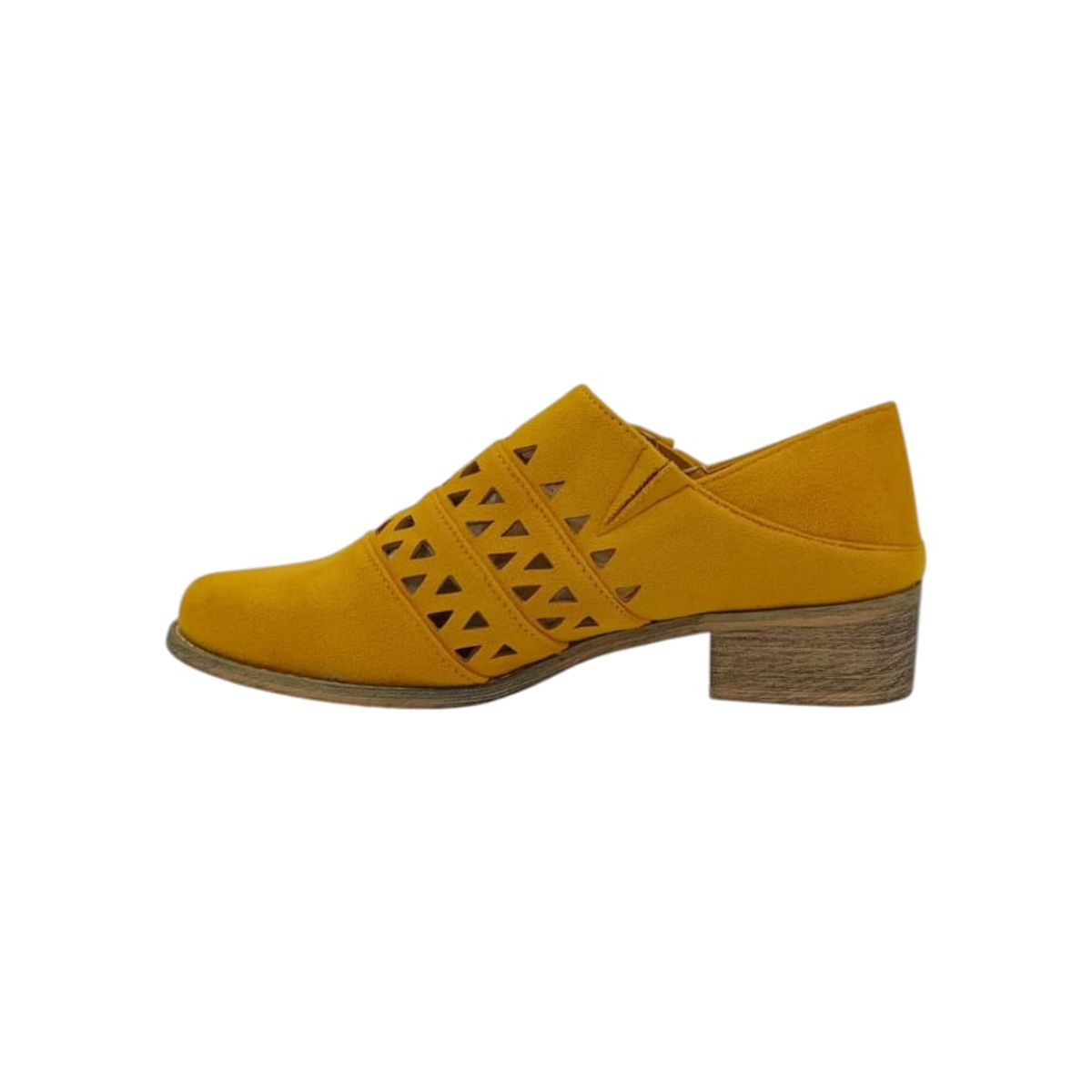 HERIEL - Zapato Amarillo Perforado Mujer