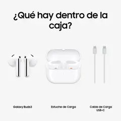 SAMSUNG - Audifono Inalambrico Galaxy Buds 3 Blanco