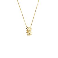 Collar Dana Gold con Microcircones Baño de oro 24k