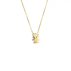 JOYAS MONTERO - Collar Dana Gold con Microcircones Baño de oro 24k