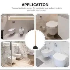 GENERICO - Sopapo Destapador Grande Para Baños Wc Cañerías Cocina Hogar