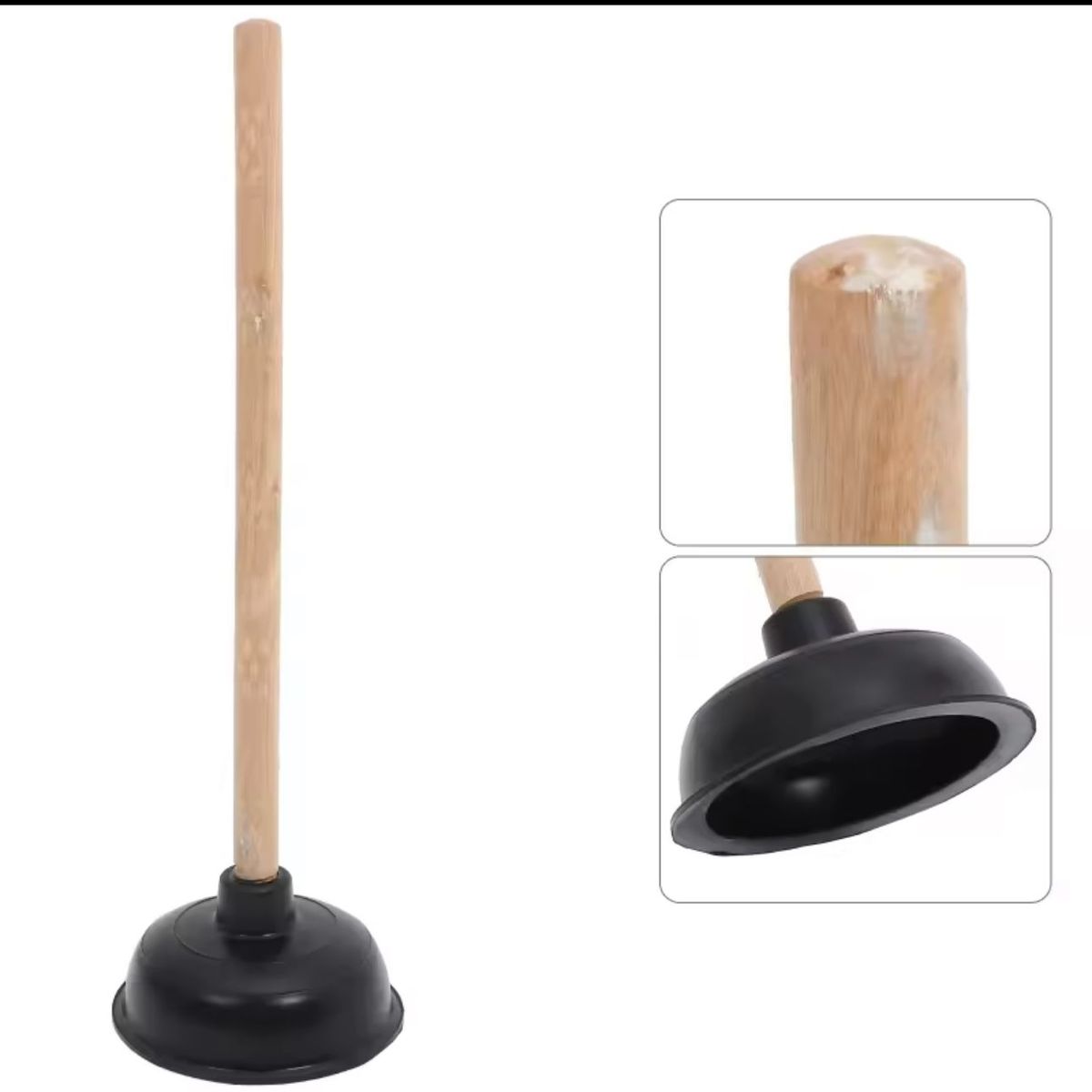 GENERICO - Sopapo Destapador Grande Para Baños Wc Cañerías Cocina Hogar